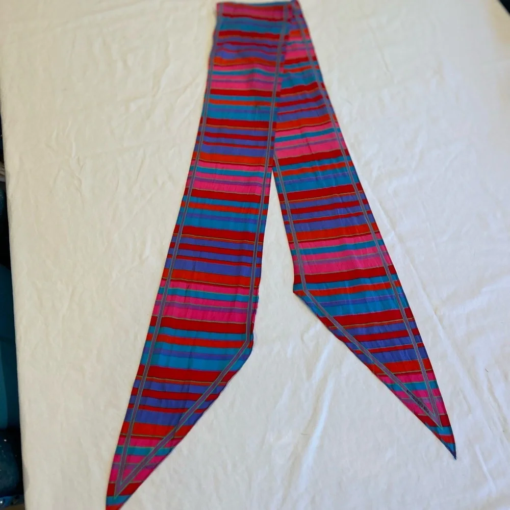 Vintage Liz Striped Scarf